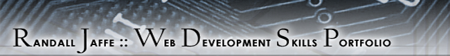 Randall Jaffe :: Web Dev Skills Portfolio